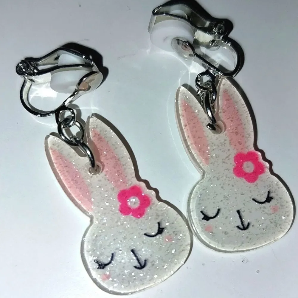 Super cute kid's fashion clip-on earrings - Picture 6 of 6